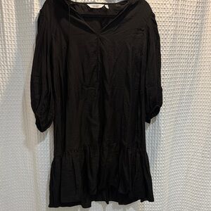 & Other Stories Black Mini Dress